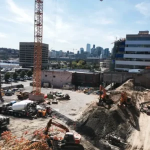 Construction site near Seattle
